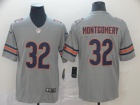 Chicago Bears #32 David Montgomery Gray Inverted Legend Limited Jersey