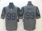 Los Angeles Rams #99 Aaron Donald  Gray Inverted Legend Limited Jersey