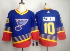 Adidas St.Louis Blues #10 Brayden Schenn Blue Throwback Hockey Jersey