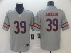 Chicago Bears #39 Eddie Jackson Gray Inverted Legend Limited Jersey