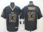 New Orleans Saints #13 Michael Thomas Black Lights Out Limited Jersey