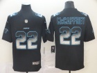 Carolina Panthers #22 Christian Mccaffrey Black Arch Smoke Vapor Limited Jersey