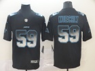 Carolina Panthers #59 Luke Kuechly Black Arch Smoke Vapor Limited Jersey