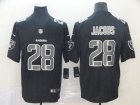 Oakland Raiders #28 Josh Jacobs Black Impact Vapor Limited Jersey