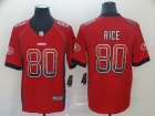 San Francisco 49ers #80 Jerry Rice Red Drift Vapor Limited Jersey