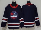 Adidas Winnipeg Jets Blank Navy Blue 2019 NHL Heritage Classic Jersey