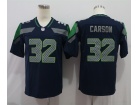 Seattle Seahawks #32 Chris Carson Blue Vapor Untouchable Limited Jersey