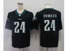 Philadelphia Eagles #24 Jordan Howard Black Vapor Limited Jersey