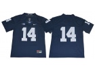 Penn State Nittany Lions #14 Navy Blue Limited Football Jersey