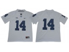 Penn State Nittany Lions #14 White Limited Football Jersey