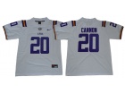 LSU Tigers #20 Billy Cannon White Limited Jersey