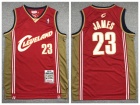 Cleveland Cavaliers #23 LeBron James Red 2003-04 Mitchell & Ness Jersey