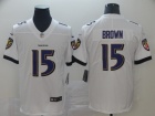 Baltimore Ravens #15 Marquise Brown White Vapor Limited Jersey