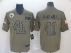 New Orleans Saints #41 Alvin Kamara 2019 Olive Salute to Service Limited Jersey