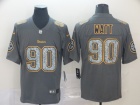 Pittsburgh Steelers #90 T.J. Watt Gray Fashion Static Limited Jersey