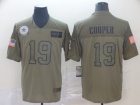 Dallas Cowboys #19 Amari Cooper 2019 Olive Salute to Service Limited Jersey