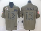 New Orleans Saints #13 Michael Thomas 2019 Olive Salute to Service Limited Jersey