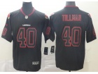 Arizona Cardinals #40 Pat Tillman Black Lights Out Vapor Untouchable Limited Jersey