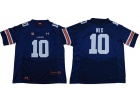 Auburn Tigers #10 Bo Nix Blue Jersey