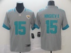 Jacksonville Jaguars #15 Gardner Minshew II Gray Inverted Legend Limited Jersey