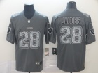 Oakland Raiders #28 Josh Jacobs Gray Fashion Static Limited Jersey