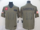 San Francisco 49ers #10 Jimmy Garoppolo 2019 Olive Salute to Service Limited Jersey