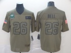 New York Jets #26 Le'Veon Bell 2019 Olive Salute to Service Limited Jersey