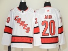 Adidas Carolina Hurricanes #20 Sebastian Aho White CANES Hockey Jersey