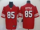 San Francisco 49ers #85 George Kittle Red Throwback Vapor Limited Jersey