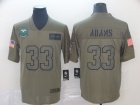 New York Jets #33 Jamal Adams 2019 Olive Salute to Service Limited Jersey