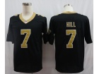 New Orleans Saints #7 Josh Hill Black Vapor Limited Jersey