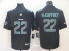 Carolina Panthers #22 Christian Mccaffrey Black Impact Limited Jersey