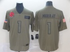 Arizona Cardinals #1 Kyler Murray 2019 Olive Salute to Service Limited Jersey