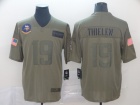 Minnesota Vikings #19 Adam Thielen 2019 Olive Salute to Service Limited Jersey