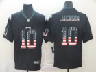 Philadelphia Eagles #10 DeSean Jackson  Black USA Flag Vapor Limited Jersey