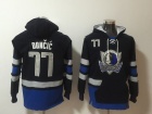 Dallas Mavericks #77 Luka Doncic Navy Blue Hoodie