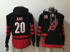 Carolina Hurricanes #20 Sebastian Aho Black Hoodie