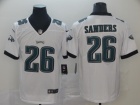 Philadelphia Eagles #26 Miles Sanders White Vapor Untouchable Limited Jersey