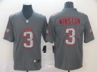 Tampa Bay Buccaneers #3 Jameis Winston  Gray Fashion Static Limited Jersey