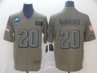 Philadelphia Eagles #20 Brian Dawkins  2019 Olive Salute To Service Limited Jersey