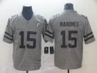 Kansas City Chiefs #15 Patrick Mahomes Gridiron Gray Limited Jersey