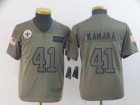 Youth New Orleans Saints #41 Alvin Kamara 2019 Olive Salute to Service Limited Jersey