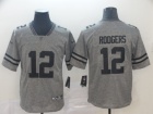 Green Bay Packers #12 Aaron Rodgers Gridiron Gray Limited Jersey