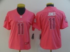 Woman Atlanta Falcons #11 Julio Jones Pink Limited Jersey