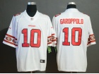 San Francisco 49ers #10 Jimmy Garoppolo White Team Logos Vapor Limited Jersey