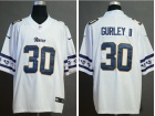 Los Angeles Rams #30 Todd Gurley II  White Team Logos Vapor Limited Jersey