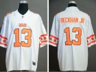 Cleveland Browns #13 Odell Beckham Jr White Team Logos Vapor Limited Jersey