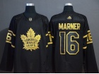 Adidas Toronto Maple Leafs #16 Mitch Marner Black Golden Jersey