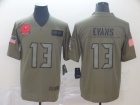 Tampa Bay Buccaneers #13 Mike Evans 2019 Olive Salute To Service Limited Jersey