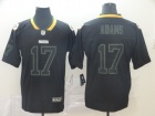 Green Bay Packers #17 Davante Adams Black Lights Out Vapor Limited Jersey